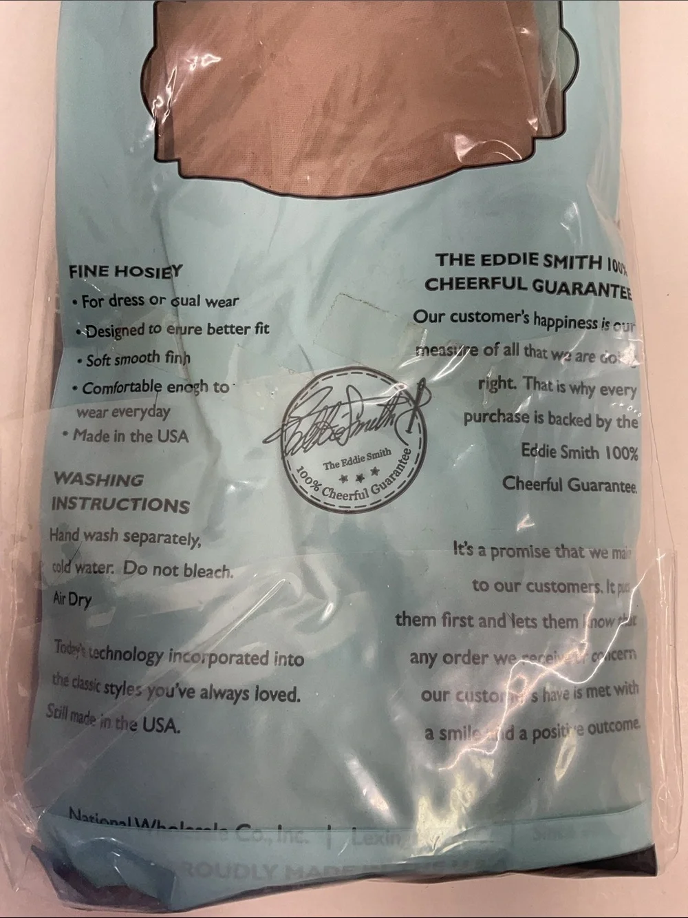 National Fine Hosiery knee high Stockings - Natural-size medium- total of 5